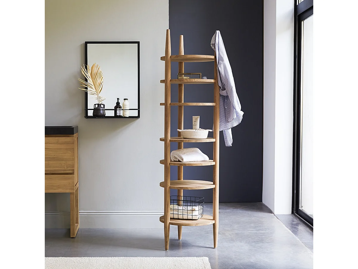 Colonna in legno di teak 170 Poline