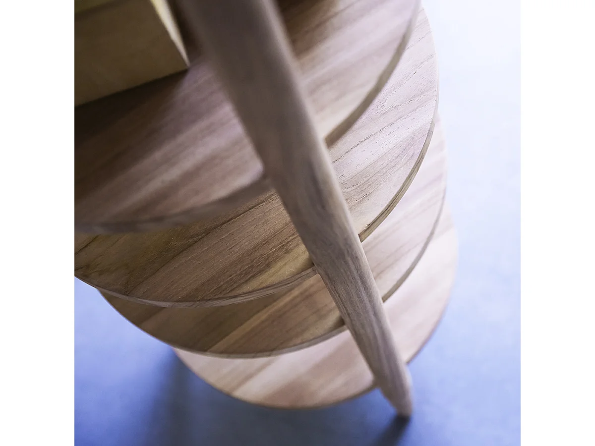 Hochschrank aus Teakholz 170 Poline