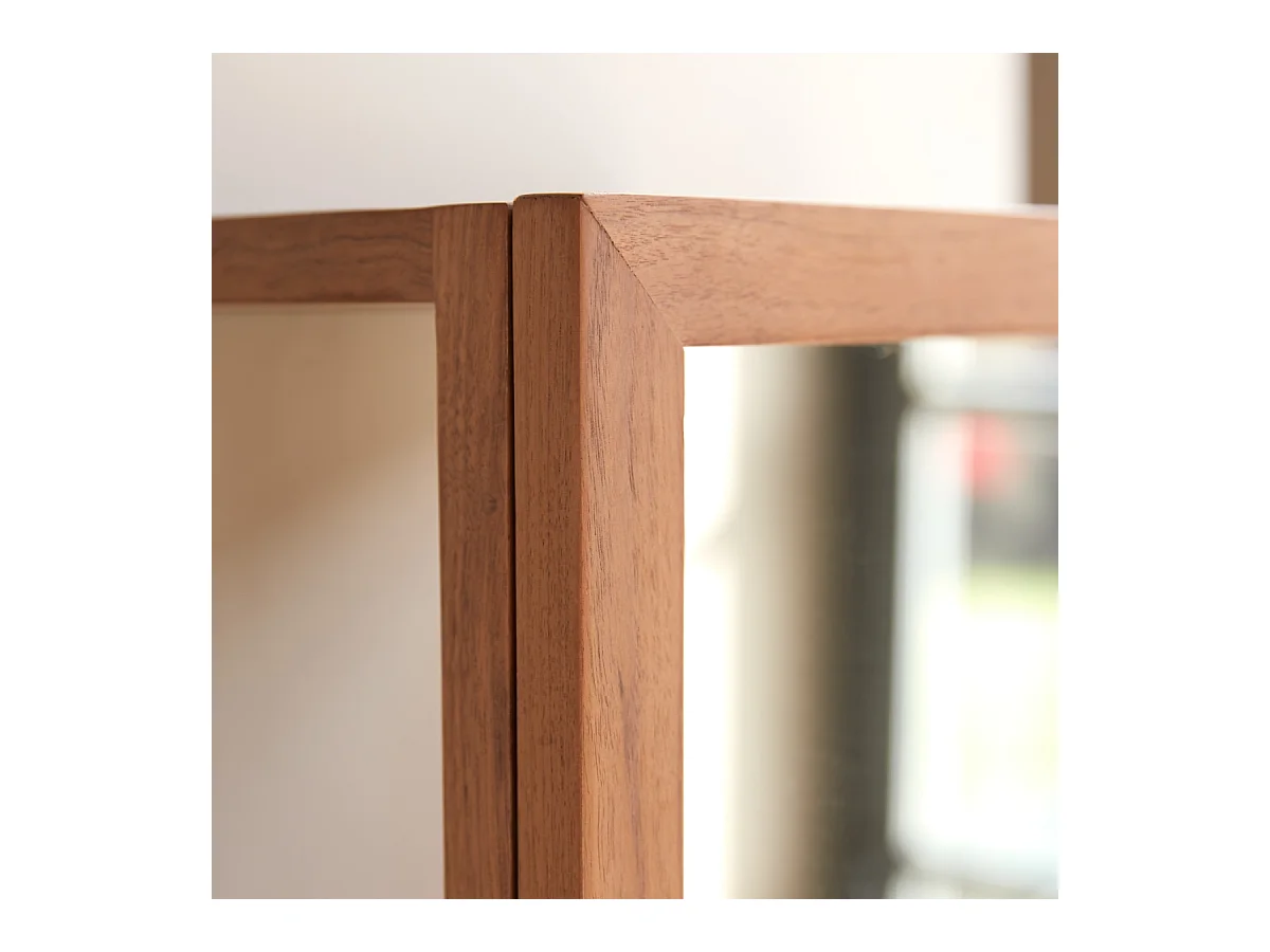 Colonna a specchio in legno di noce 30 Twig