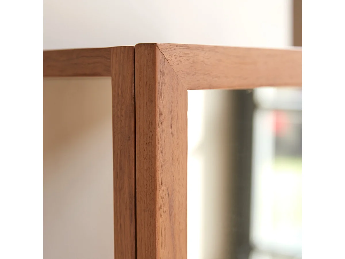 Colonne miroir droite en bois de noyer 30 Twig