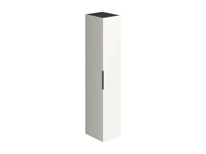 Colonne de salle de bain BURGBAD Olena 1 porte  blanc brillant