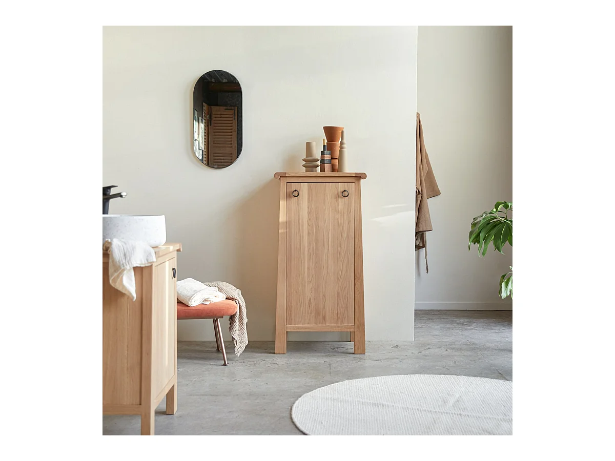 Colonne en bois de chêne 120 Volute