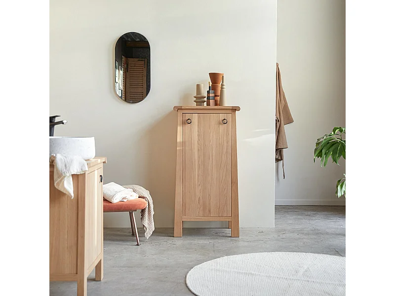 Colonna in legno di rovere 120 Volute