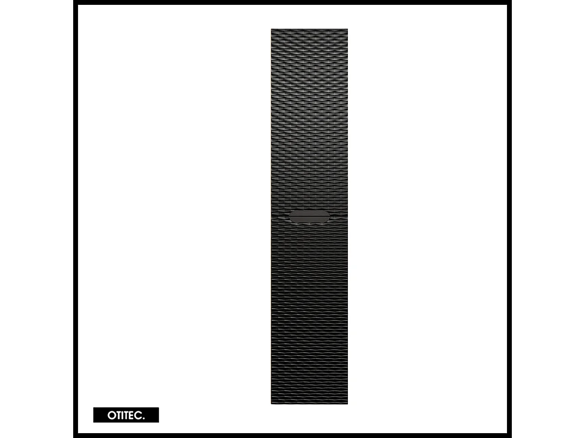 Colonne de salle de bain - 170 cm - Noir - 2 portes - SEA