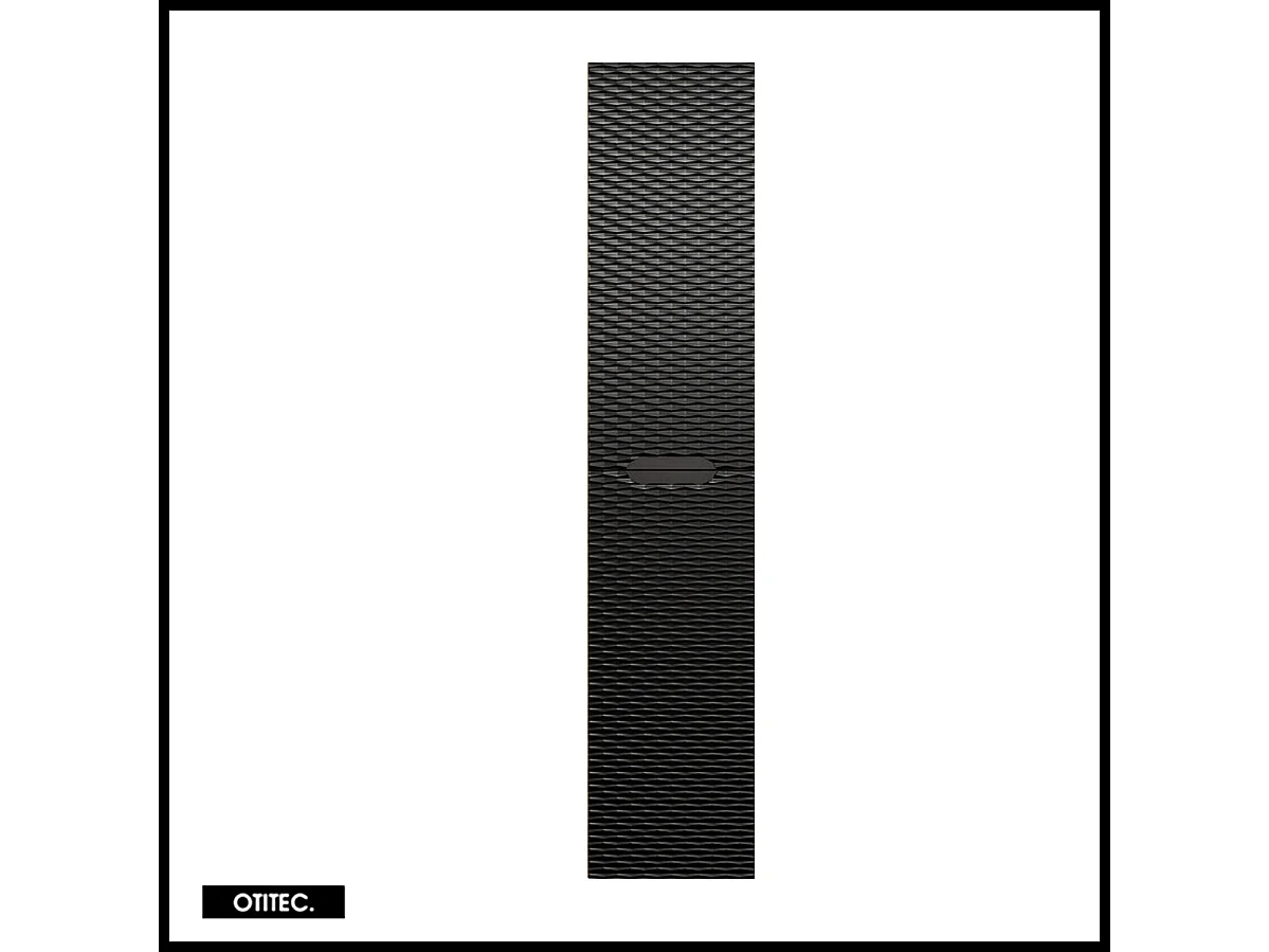 Colonne de salle de bain - 170 cm - Noir - 2 portes - SEA