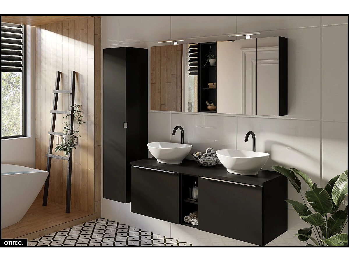 Cube de rangement - 20 x 45 cm - BOLD BLACK