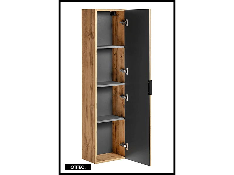 Colonne de salle de bain de 140 cm - Oak - 1 porte - LIVA OAK