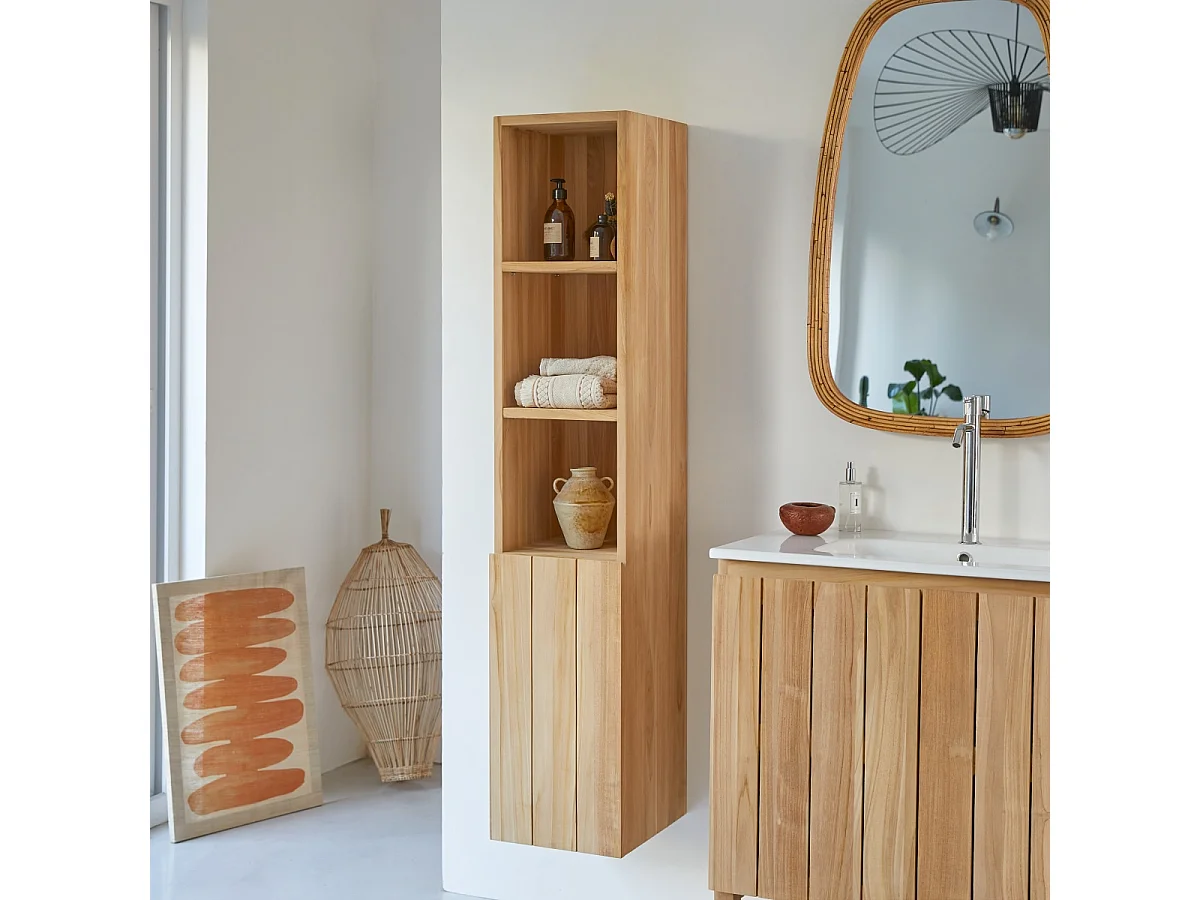 Scaffale in legno di Teak 150 Jill