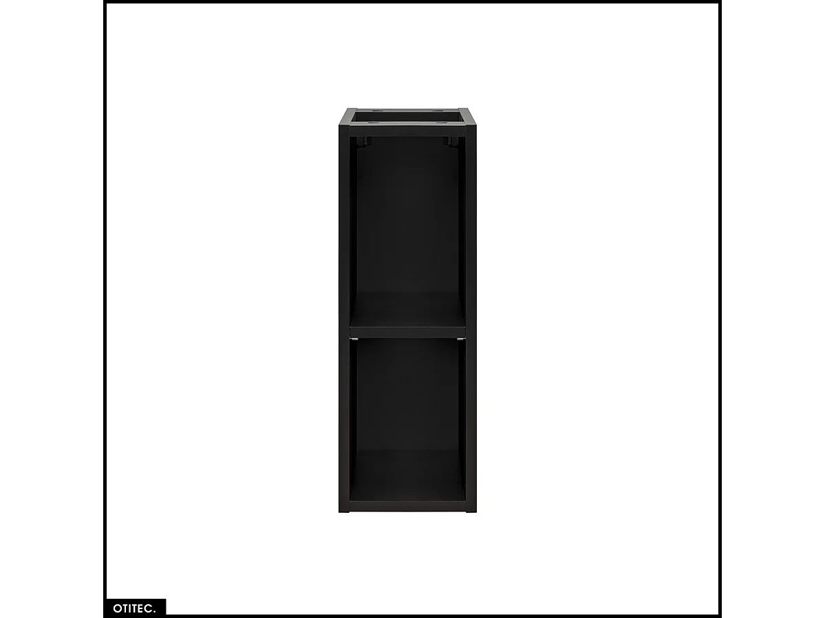 Cube de rangement - 20 x 57 cm - Noir - WOTANIA