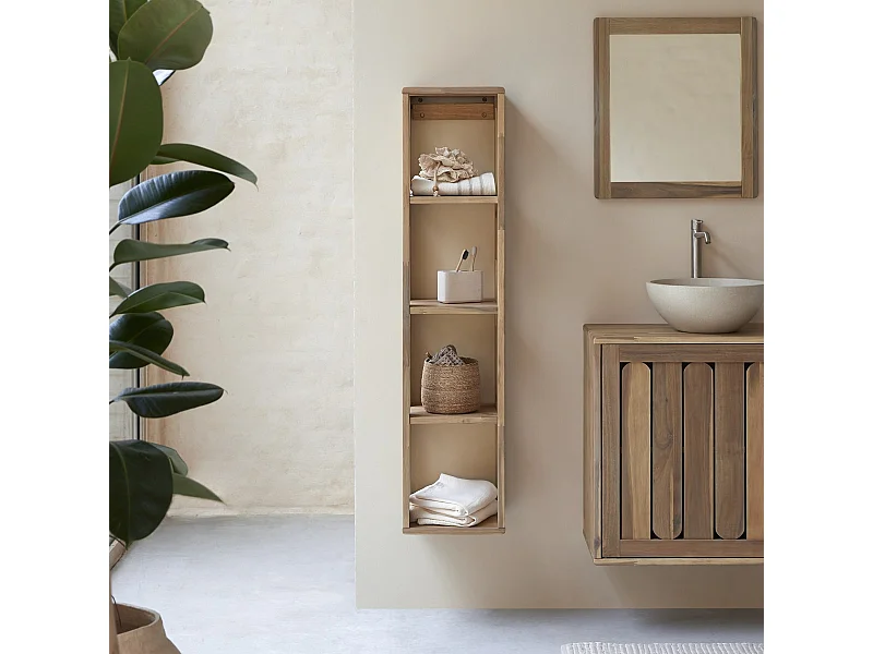 Colonne en bois acacia 130 Lila