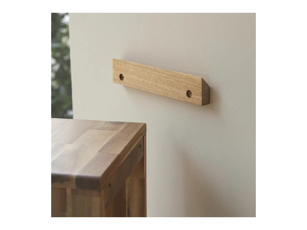 Colonna in legno di acacia 130 Lila