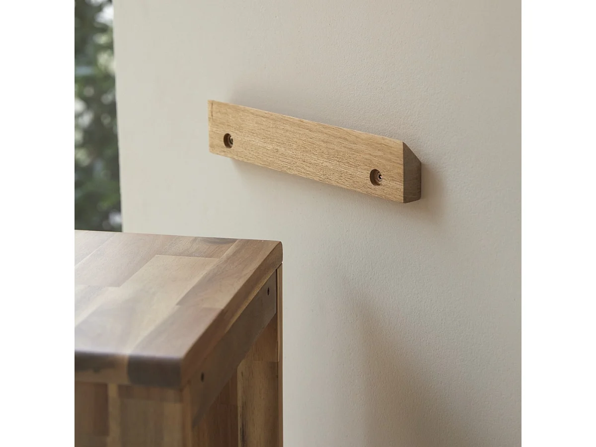 Hängeschrank Lila aus Akazienholz 130