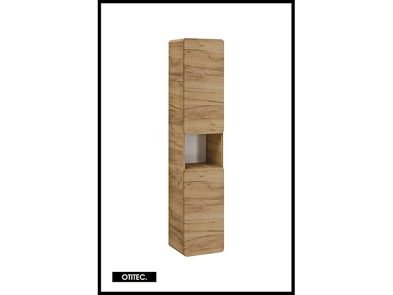 Colonne de salle de bain de 170 cm - Oak - 2 portes - PASTI CRAFT