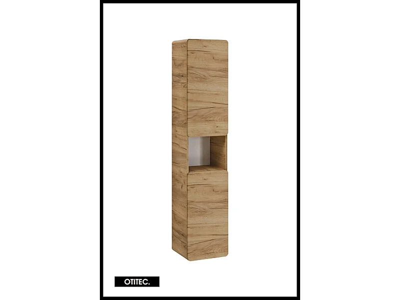 Colonne de salle de bain de 170 cm - Oak - 2 portes - PASTI CRAFT