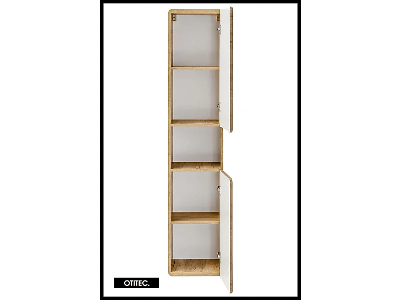 Colonne de salle de bain de 170 cm - Oak - 2 portes - PASTI CRAFT