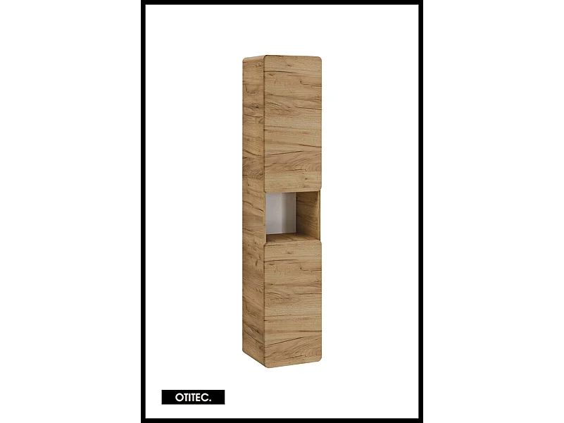 Colonne de salle de bain de 170 cm - Oak - 2 portes - PASTI CRAFT