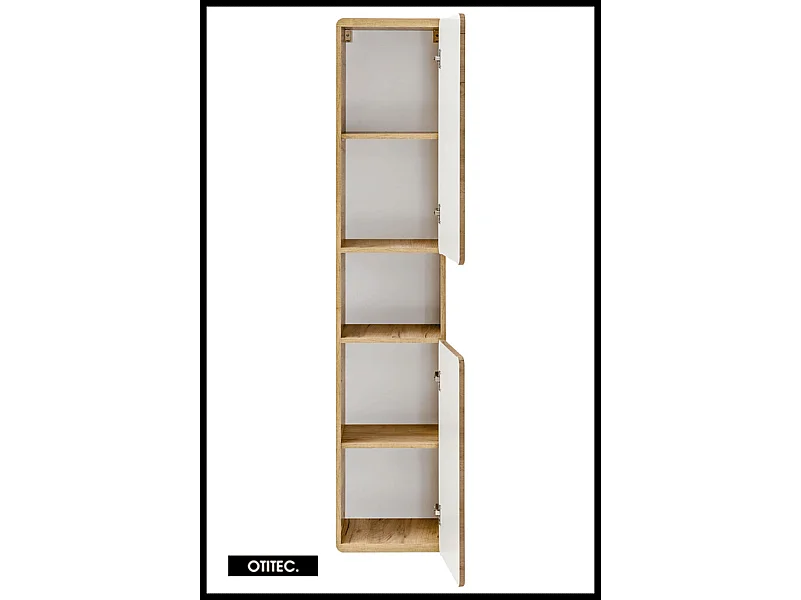 Colonne de salle de bain de 170 cm - Oak - 2 portes - PASTI CRAFT