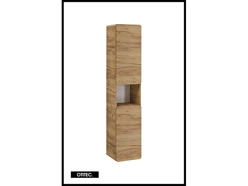 Colonne de salle de bain de 170 cm - Oak - 2 portes - PASTI CRAFT