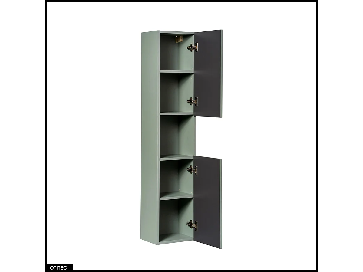 Colonne de salle de bain - 30 x 140 cm - 2 portes - ROSEAU