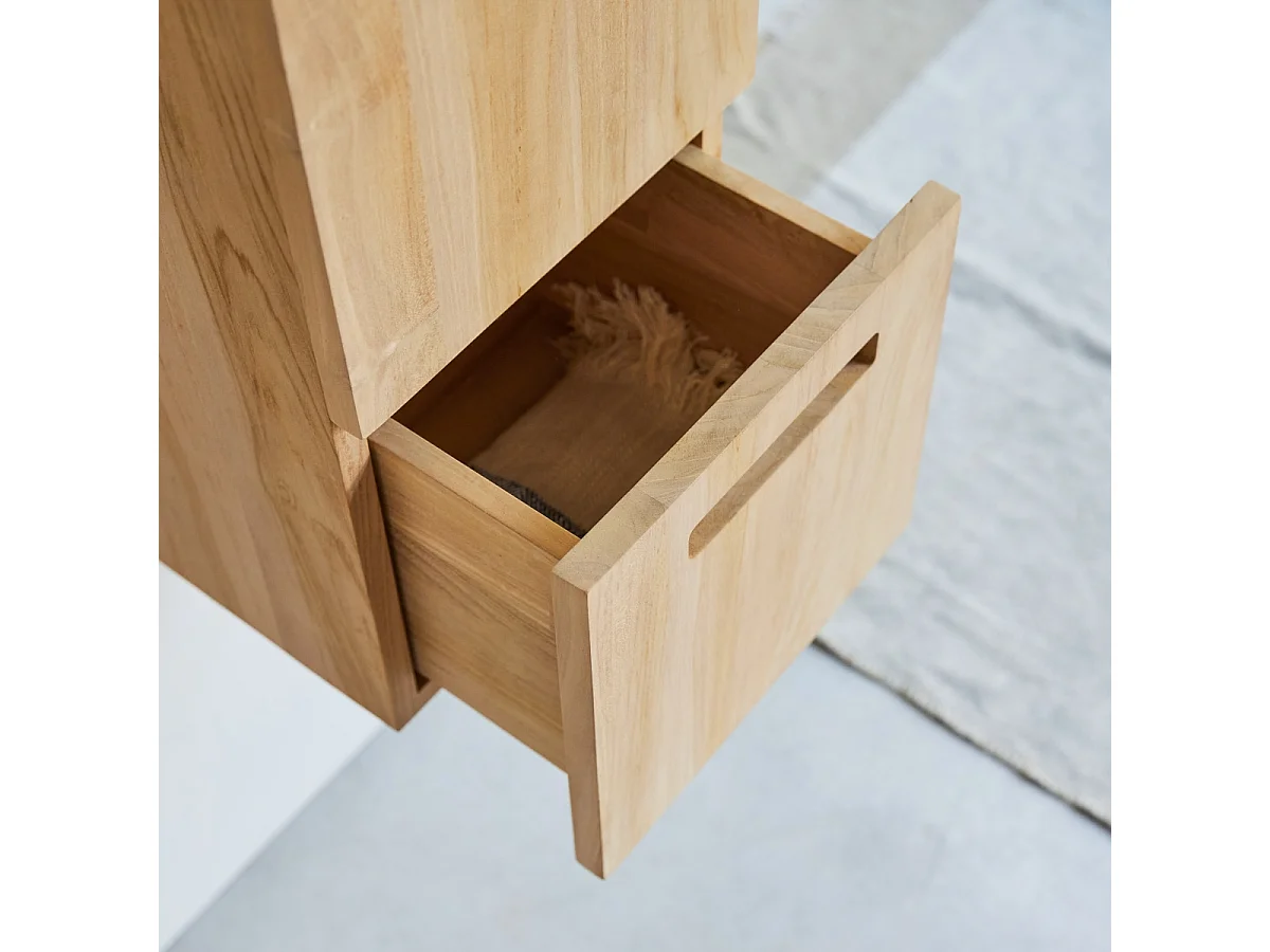 Scaffale in legno di Teak 130 Line