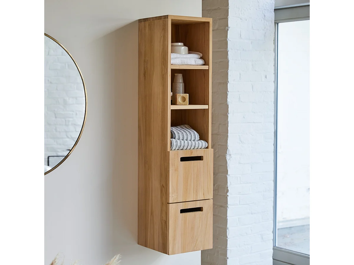 Scaffale in legno di Teak 130 Line