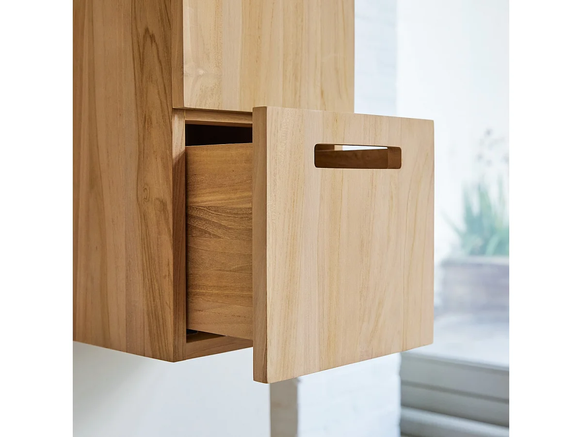 Scaffale in legno di Teak 130 Line