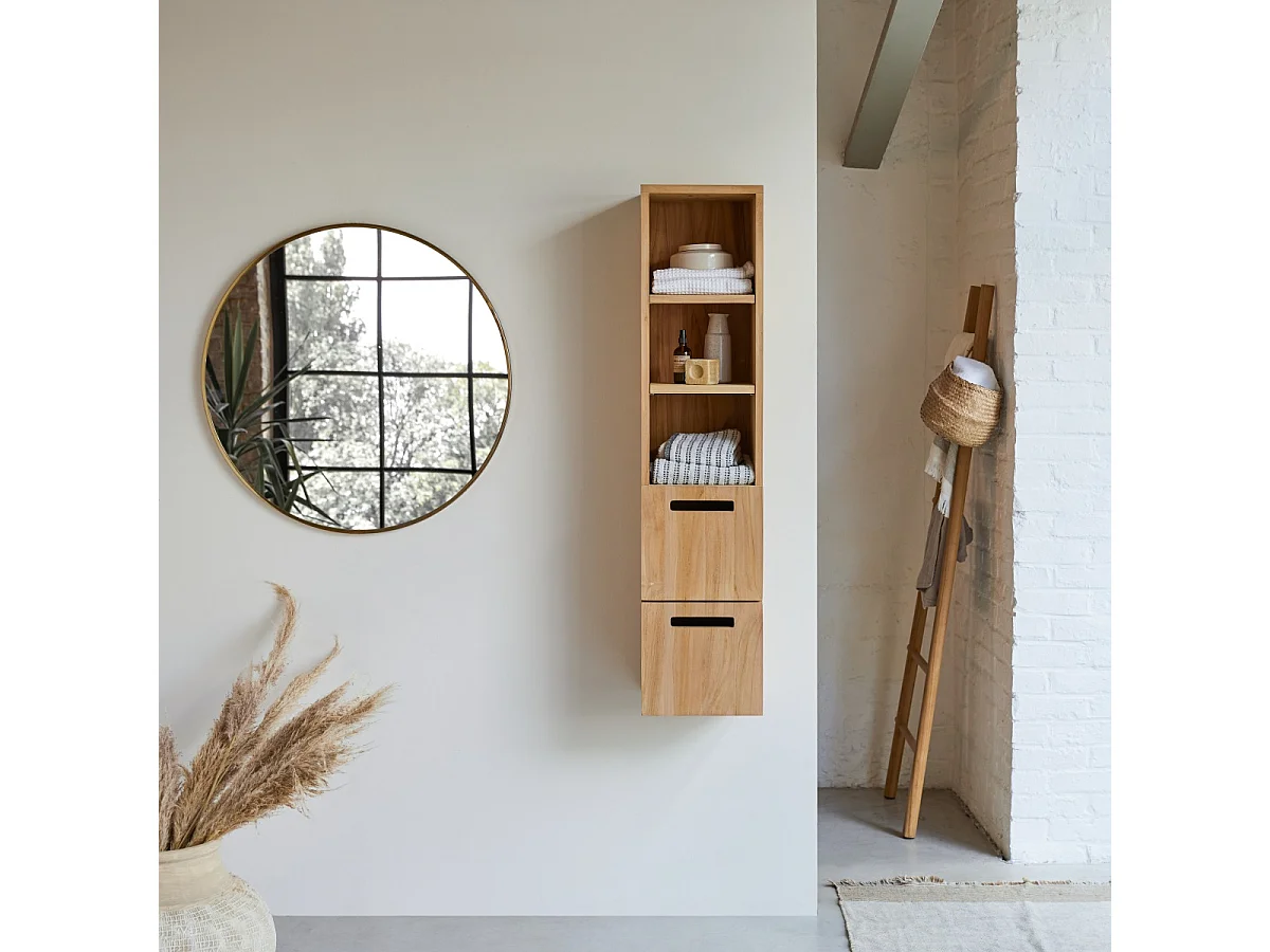 Line - Solid teak column