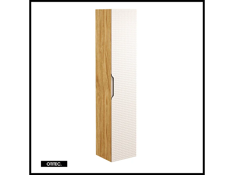 Colonne de salle de bain - 170 cm - Beige - 1 porte - SETTA