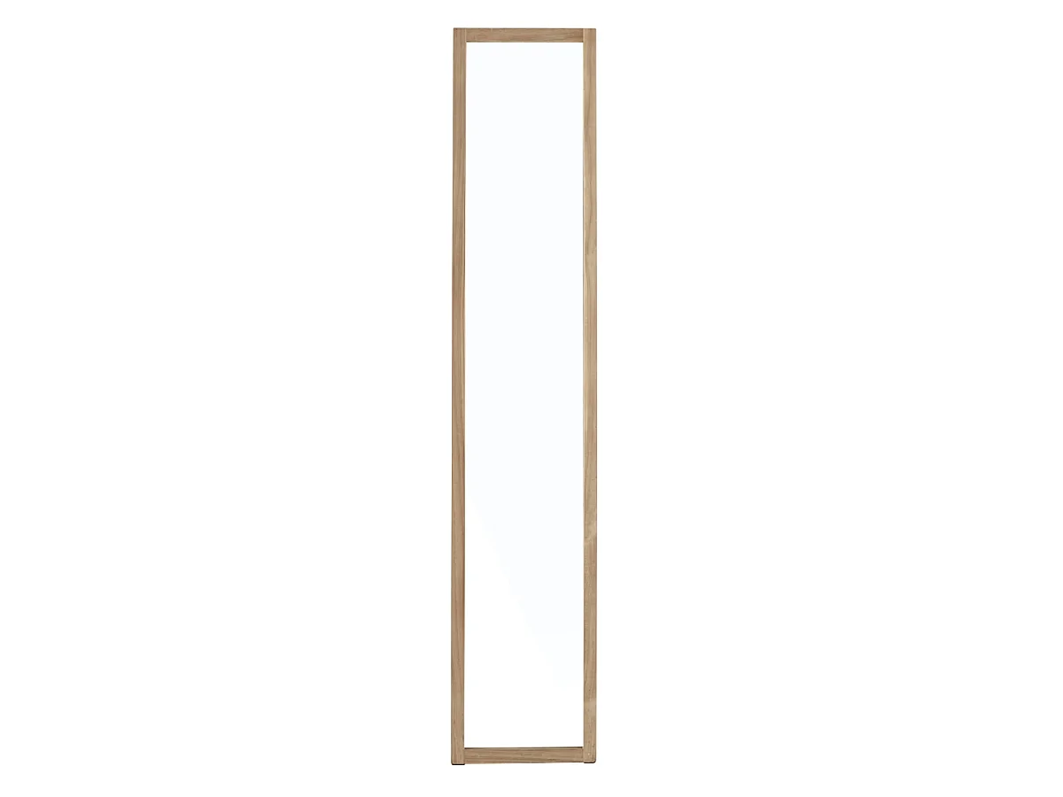Colonne miroir droite en bois de teck 30 Twig