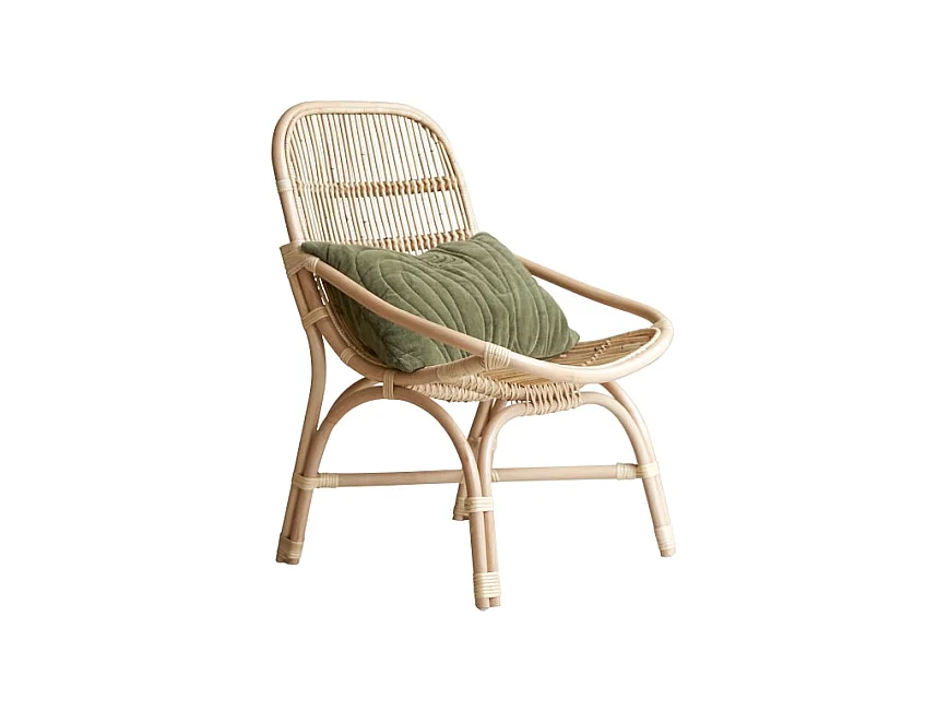 Rattanstuhl naturfarben Rattansitz Sessel Tikamoon ,1-Sitz