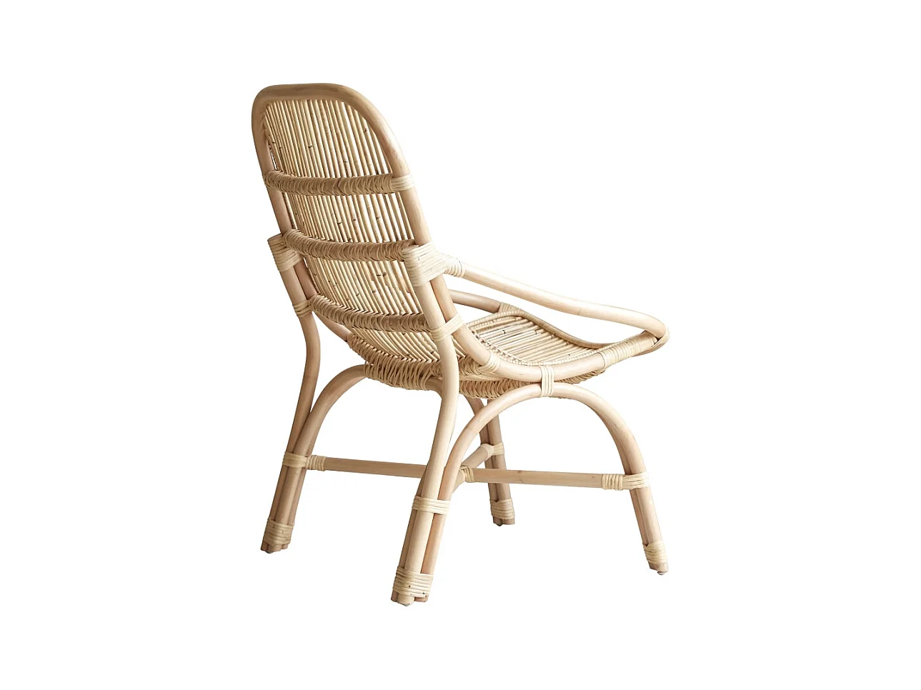 Rattanstuhl naturfarben Rattansitz Sessel Tikamoon ,1-Sitz