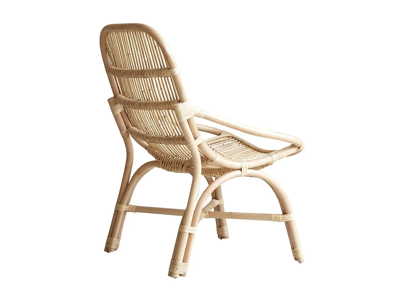 sedia seduta poltrona rattan  soggiorno vintage naturale veranda design, 1 posto