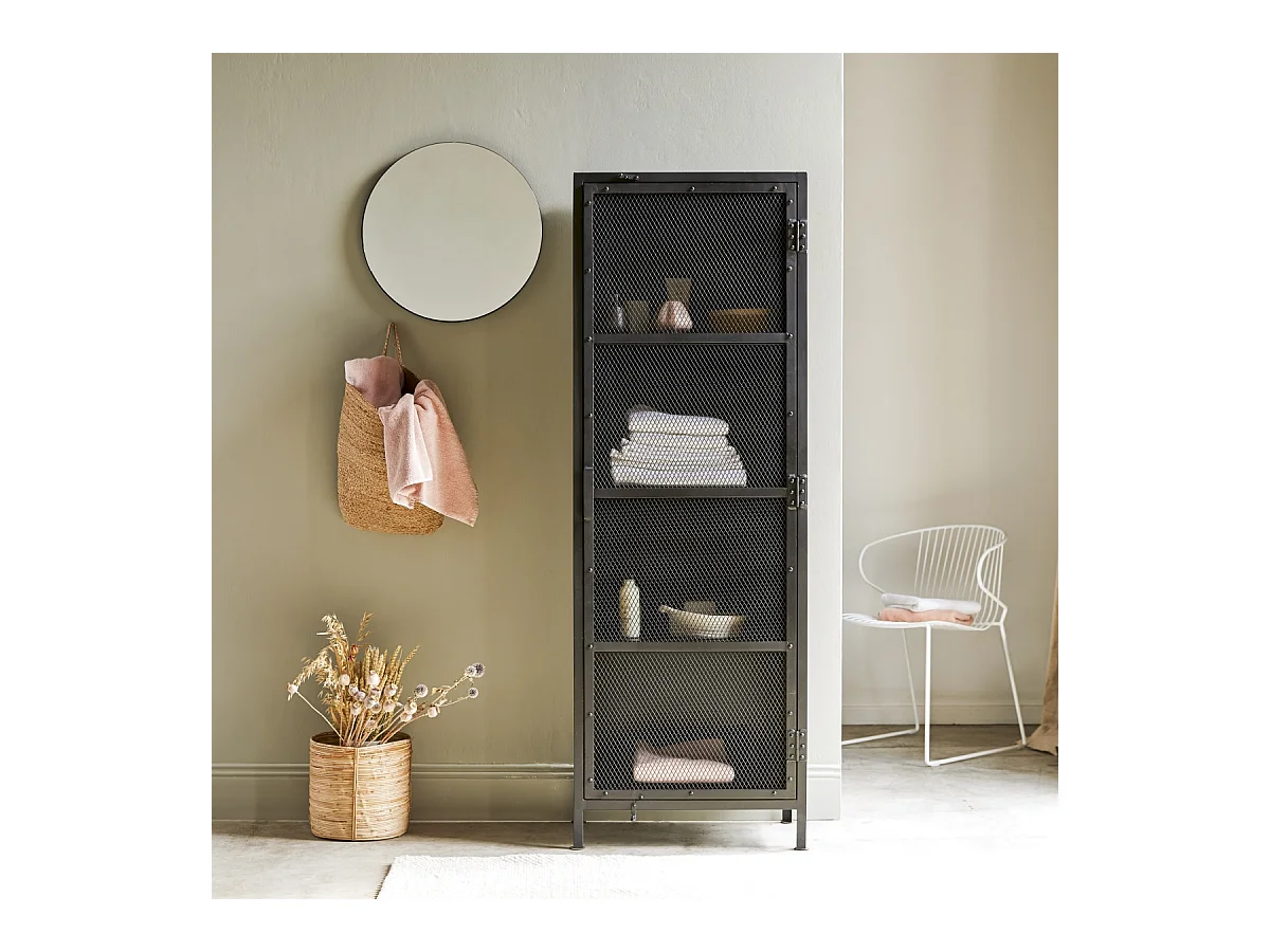Colonna in metallo nero 175 Alma