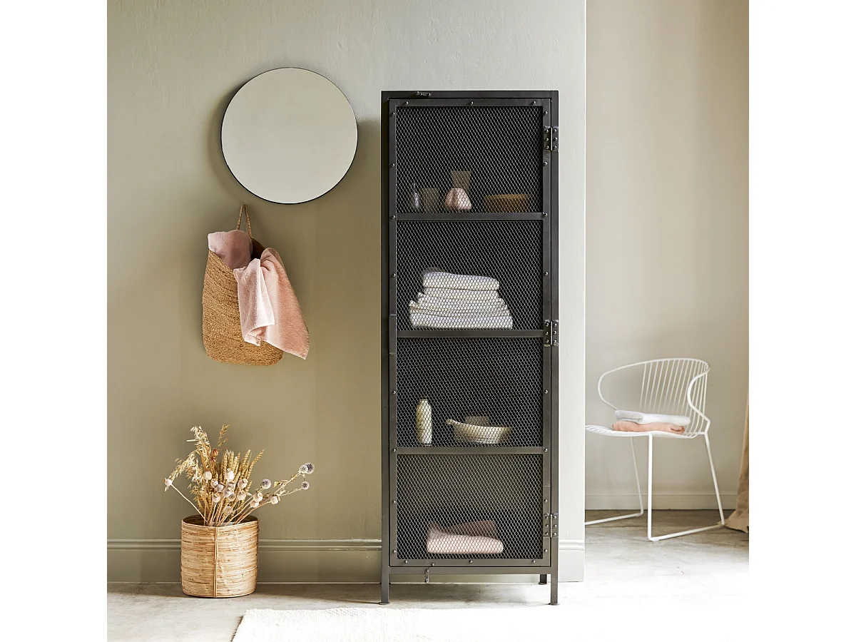 Colonna in metallo nero 175 Alma