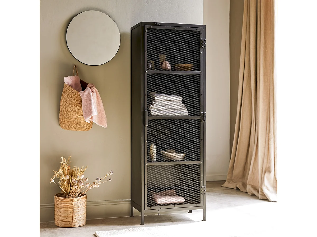 Colonna in metallo nero 175 Alma