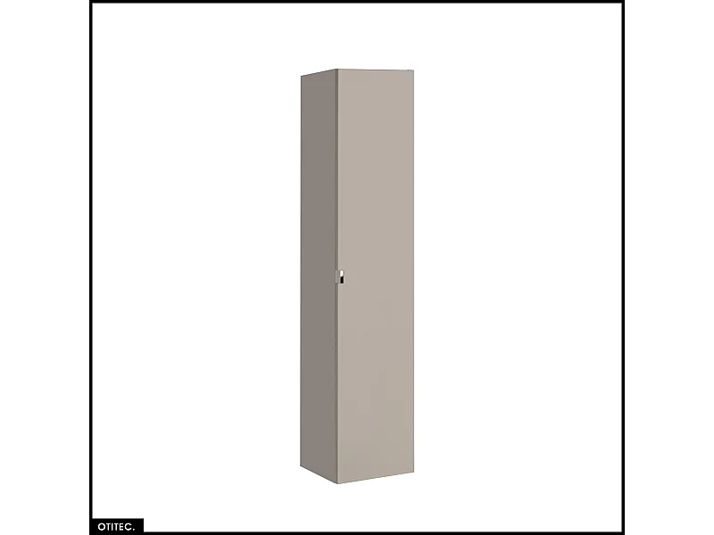 Colonne de salle de bain - 35 x 160 cm - 1 porte - 2 tiroirs - BOLD TAUPE