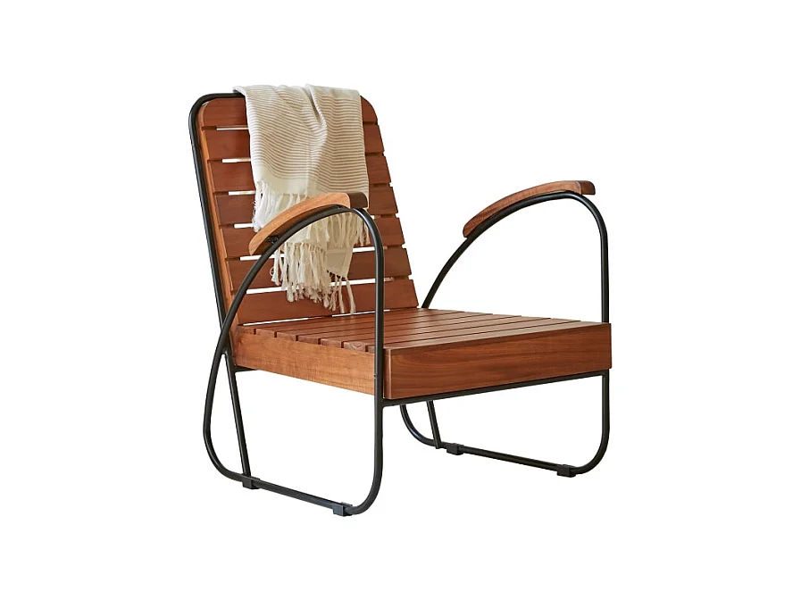 Sessel Key Wood aus massivem Akazienholz ,1-Sitz