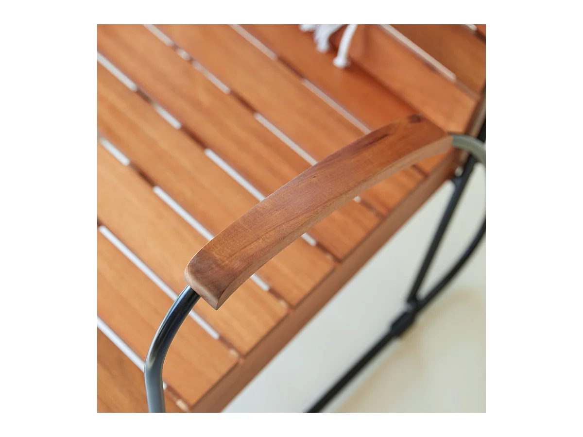 Poltrona in legno di acacia Key Wood, 1 posto