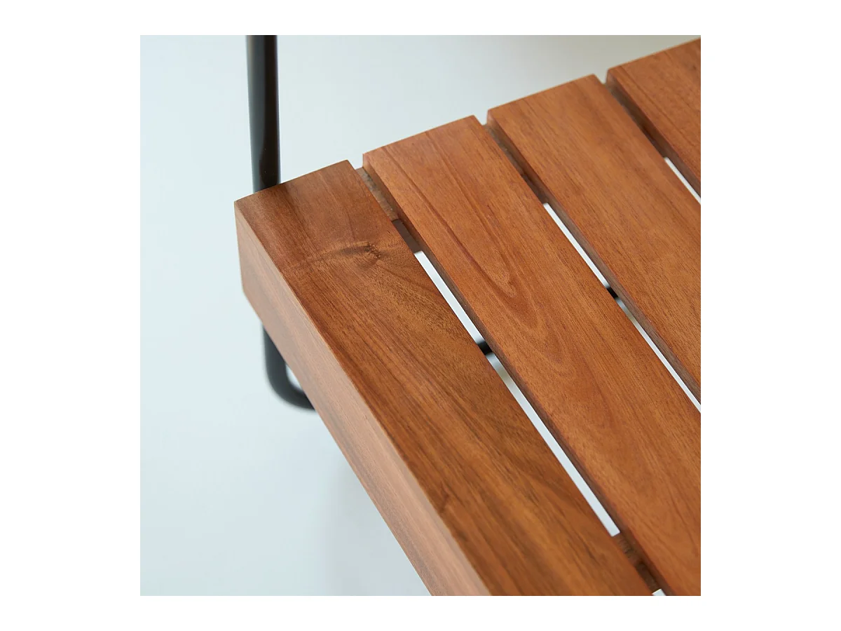 Poltrona in legno di acacia Key Wood, 1 posto
