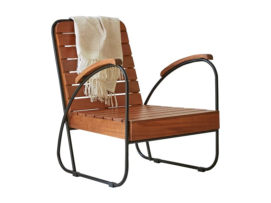 Sessel Key Wood aus massivem Akazienholz ,1-Sitz