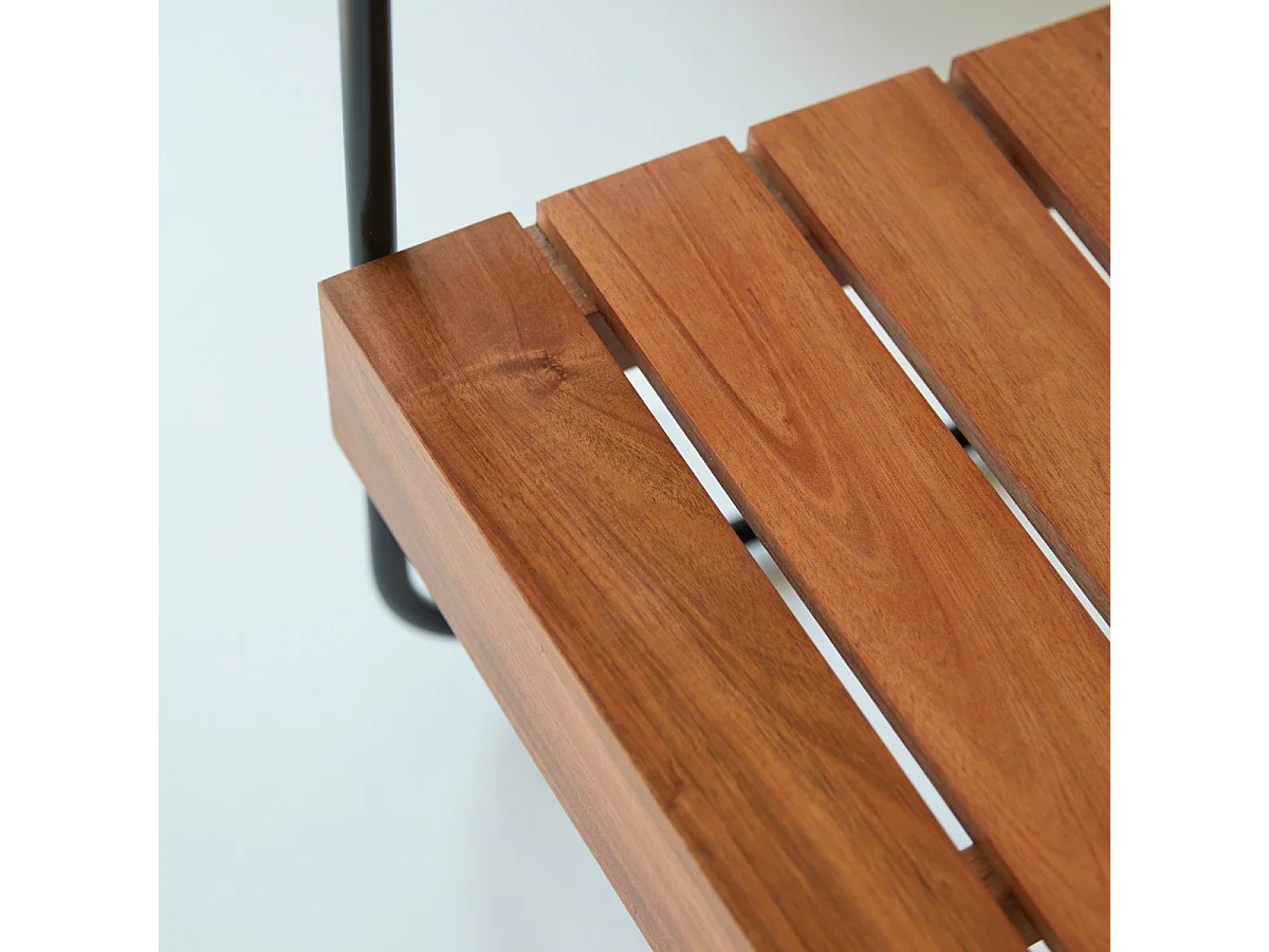 Poltrona in legno di acacia Key Wood, 1 posto