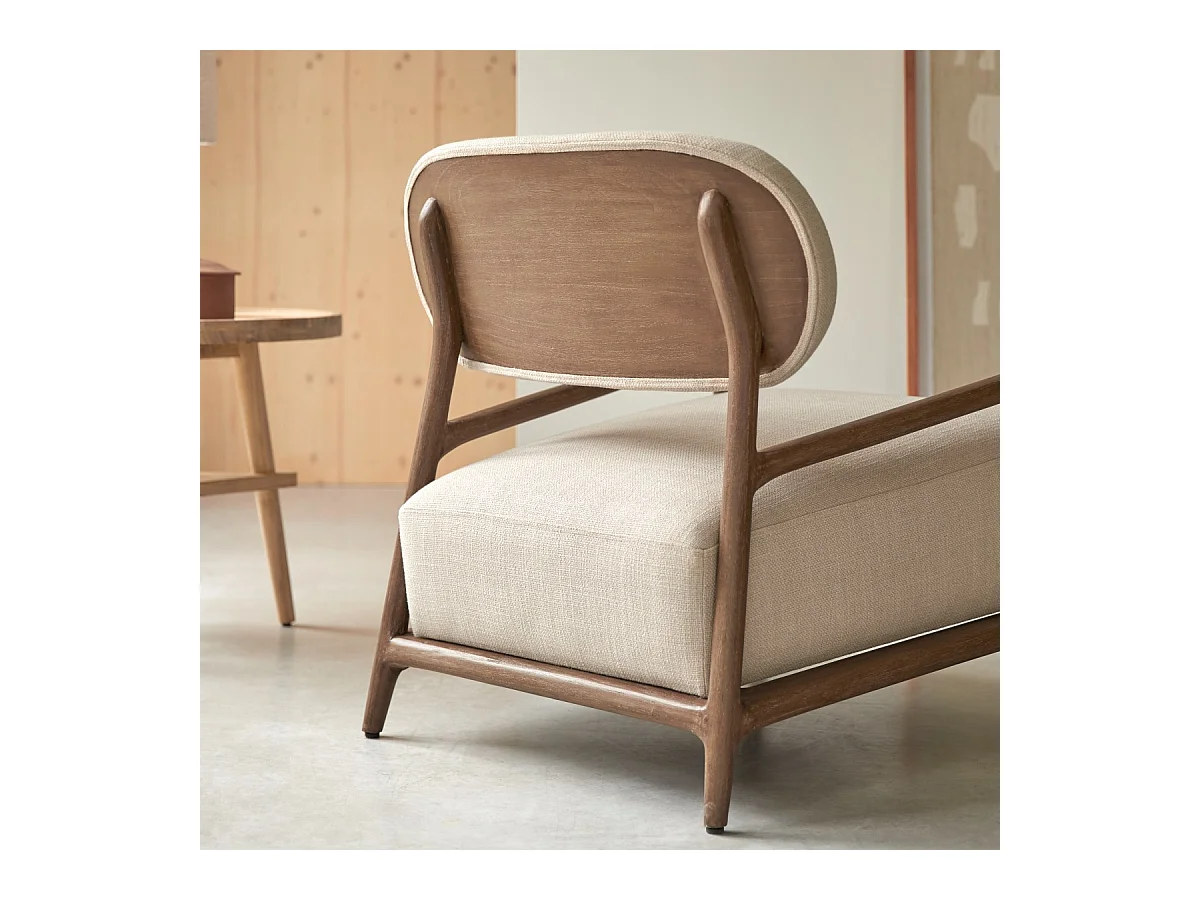 Stoffsessel Romane aus Mindiholz ,1-Sitz