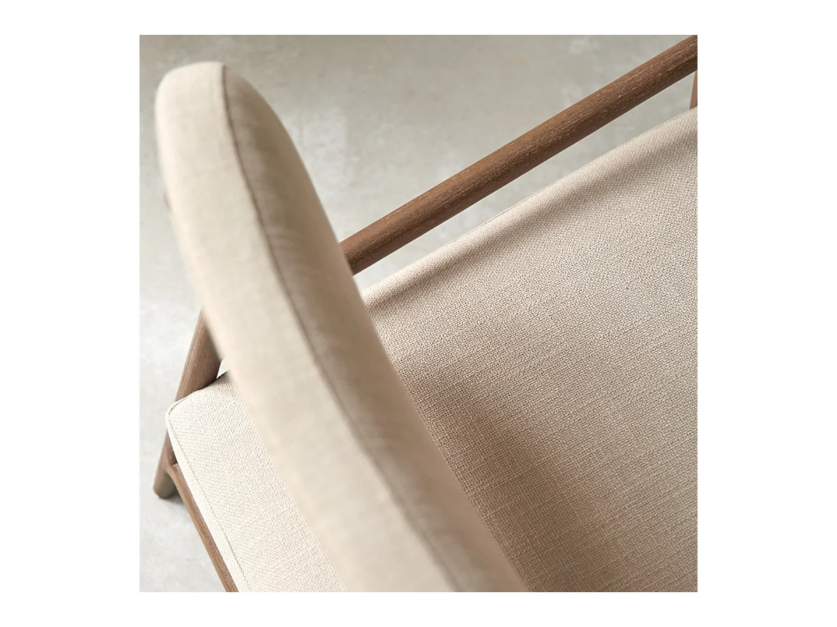 Stoffsessel Romane aus Mindiholz ,1-Sitz