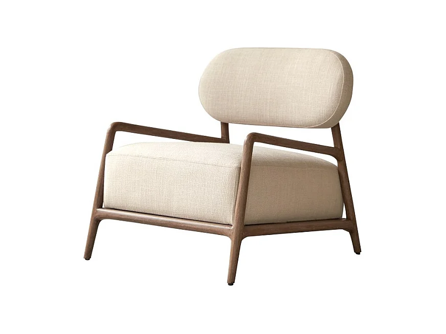 Stoffsessel Romane aus Mindiholz ,1-Sitz