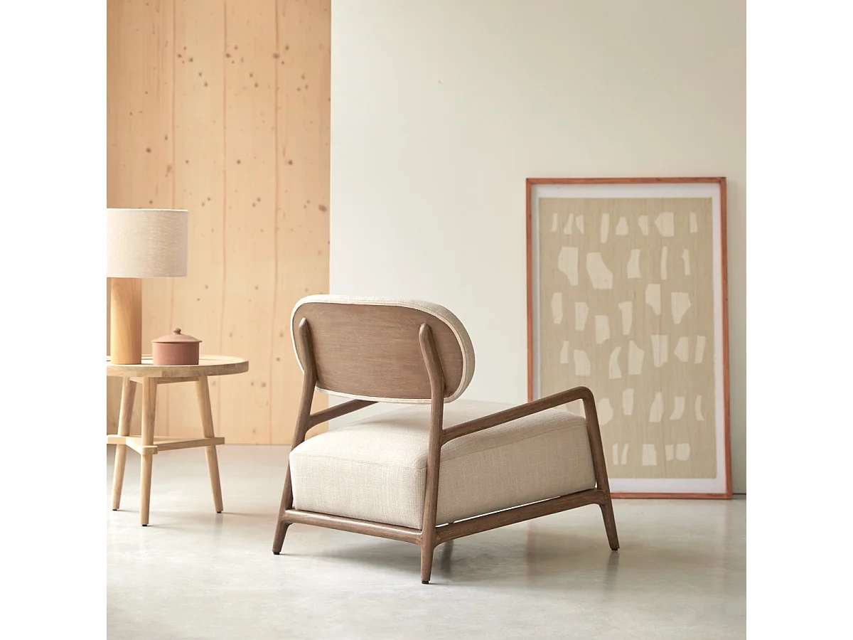 Stoffsessel Romane aus Mindiholz ,1-Sitz