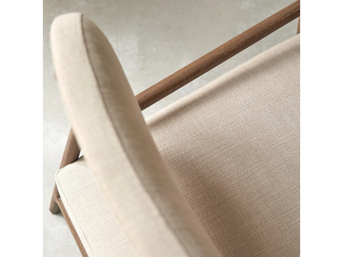 Stoffsessel Romane aus Mindiholz ,1-Sitz