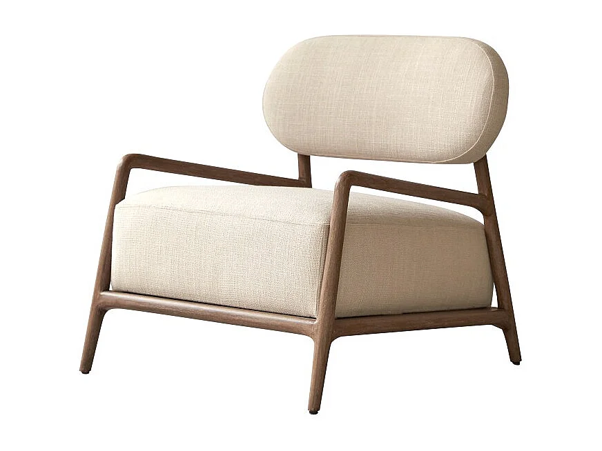 Stoffsessel Romane aus Mindiholz ,1-Sitz