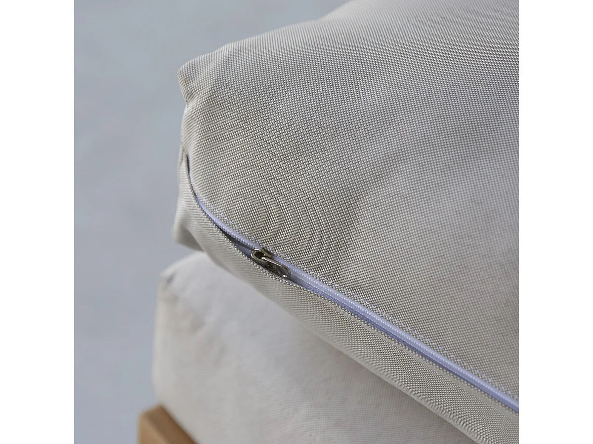 Poltrona in legno di teak massello Olia, 1 posto