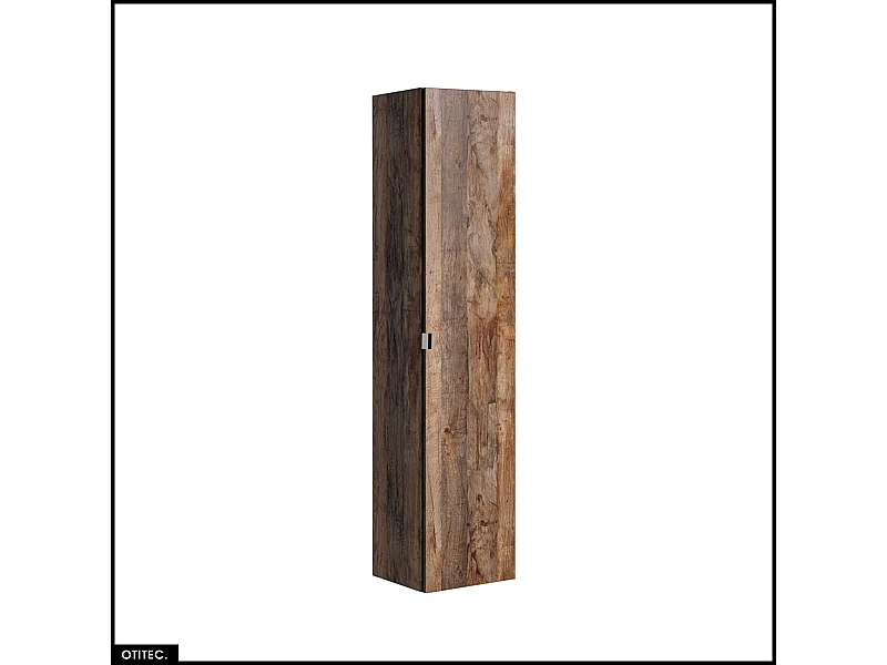 Colonne de salle de bain - 35 x 160 cm - 1 porte - 2 tiroirs - BOLD OAK
