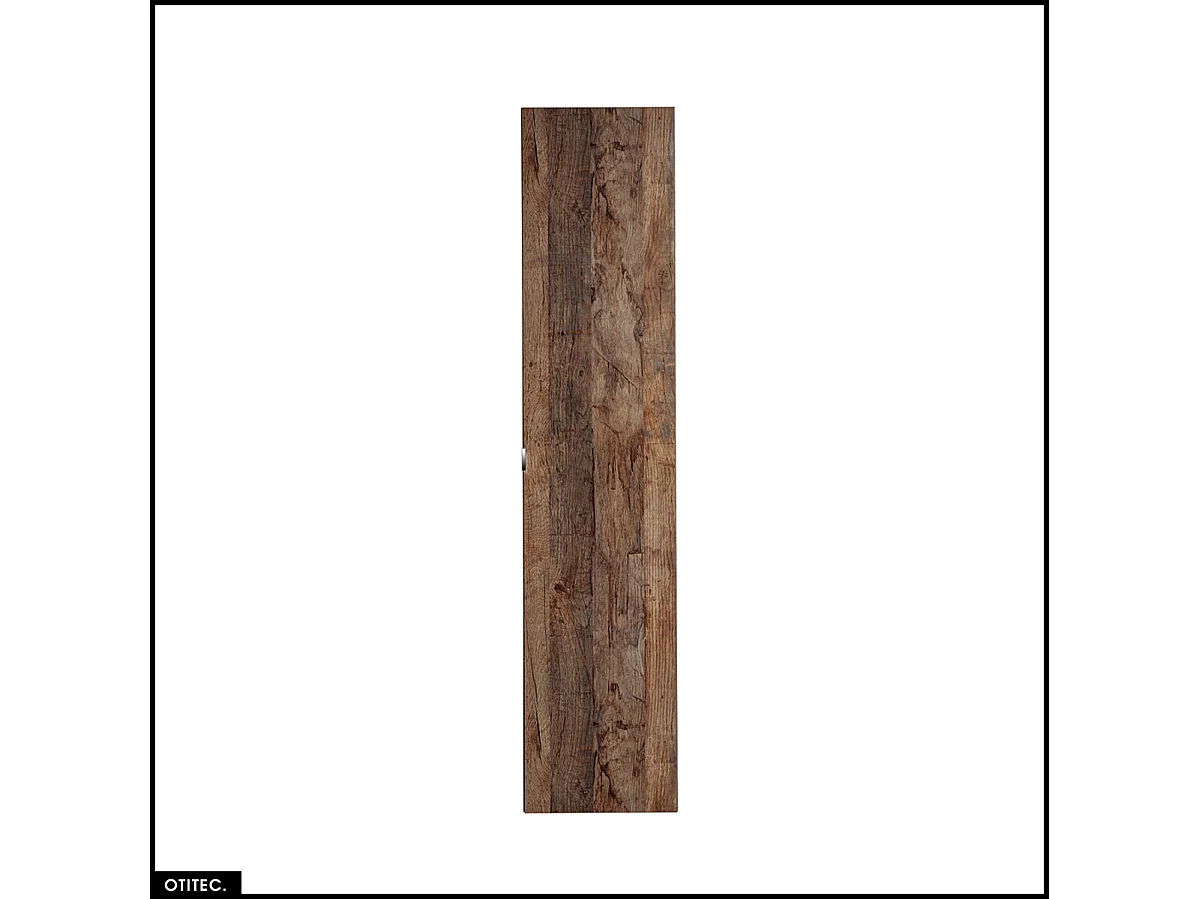 Colonne de salle de bain - 35 x 160 cm - 1 porte - 2 tiroirs - BOLD OAK